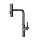 Stainless Steel Drop-In Kitchen Sink with Multi-Function Faucet - Black