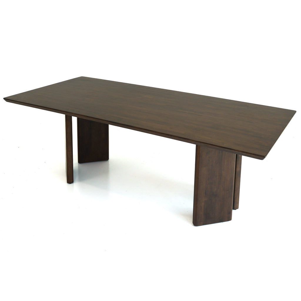 Walnut Dining Table with Japandi Design - Alden