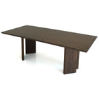 Walnut Dining Table with Japandi Design - Alden