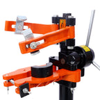 Hand Operate Strut Coil Spring Press Compressor with Steel Construction - Black/Orange