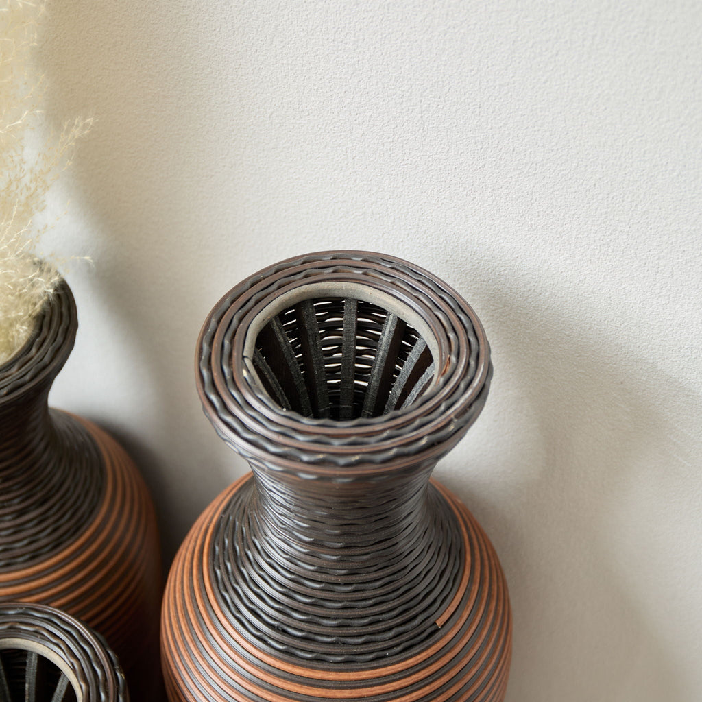 Classic And Neat Floor Vase with High Independent Stand - Multiple Colors