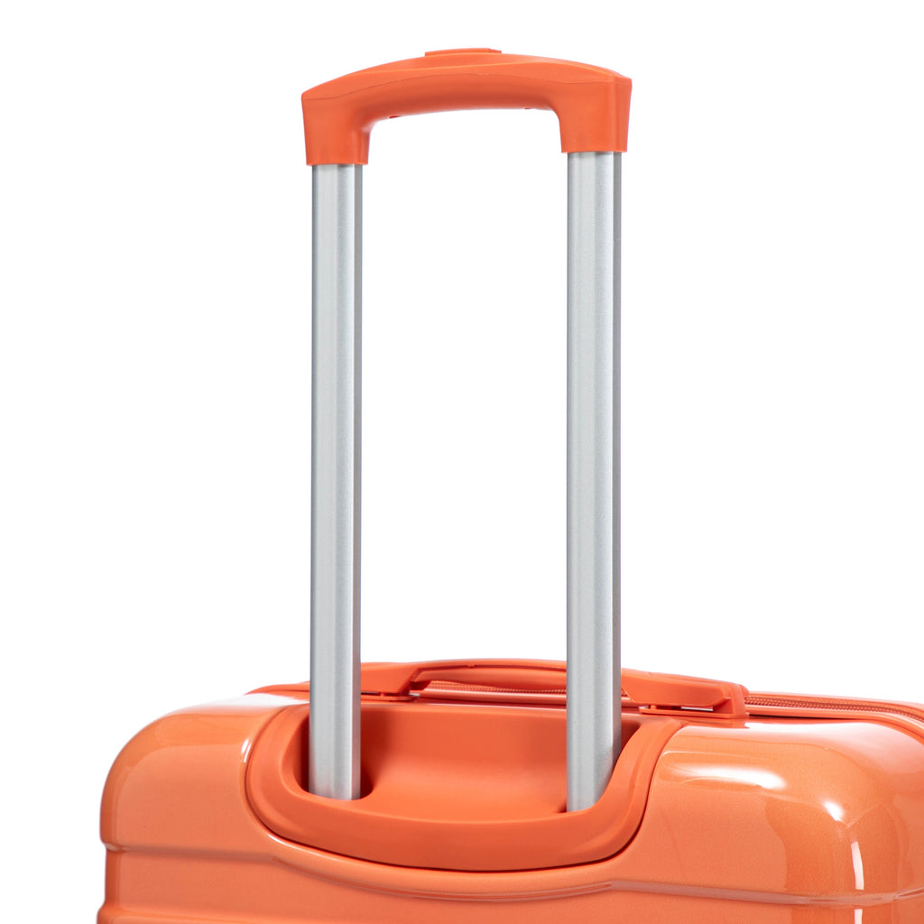 3-Piece Spinner Wheel Luggage Set with Silent Wheels - Blue Red