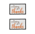 Thanks Wall Sign Set (Set of 2)