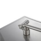 Luxury Rain Shower Head with Adjustable Arm - Brushed Nickel