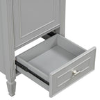 Retro Bathroom Vanity With Sink with Soft-Closing Doors - Green or Dark Gray