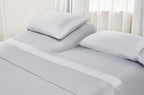 Light Grey Split Head Cal King Sheet Set with Dri-Tec Moisture-Wicking