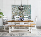 Farmhouse Chandelier with Adjustable Chain - Multiple Colors