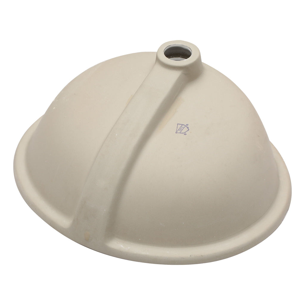 Ceramic Oval Undermount Bathroom Sink with Overflow - White