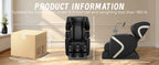 Massage Chair Recliner with Zero Gravity and Full Body Air Pressure - Black