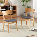 Upholstered Chenille Dining Chair Set of 2
