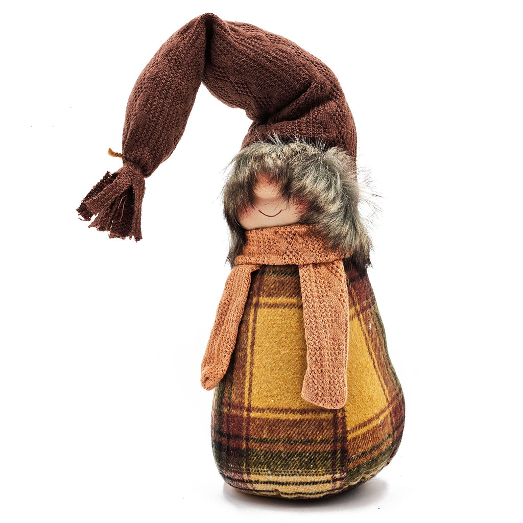 Gnomes Decorations For Fall Thanksgiving Table Decorations (Set of 2) - Brown / Yellow