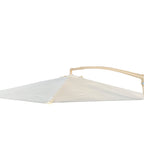 10ft Offset Patio Umbrella with UV-Resistant Fabric - Beige