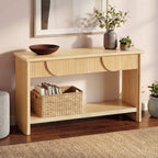 55" Fluted Console Table