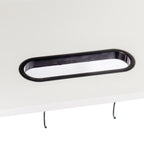 Bathroom Wall Cabinet with Adjustable Shelf and Towel Bar - White