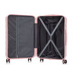 3 Pieces Set Spinner Wheel Luggage With Combination Lock