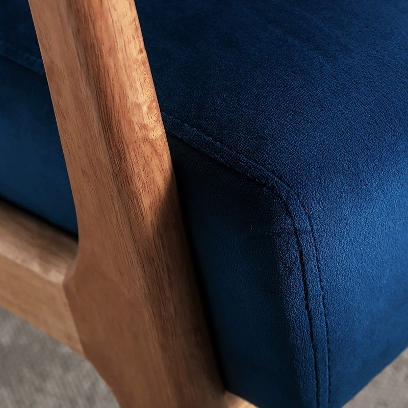 Mid-Century Modern Accent Chair with Cushioning - Multiple Colors
