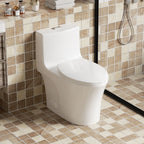 Elegant One Piece Toilet With Tornado Dual Flush