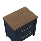Modern Farmhouse Style Nightstand with Dovetail Drawers - Two-Tone