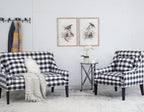 Bird Framed Print Set with Light Wood Frame - Multicolor