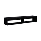 Moore Floating TV Stand with Cable Management - Light Brown, Black, or White