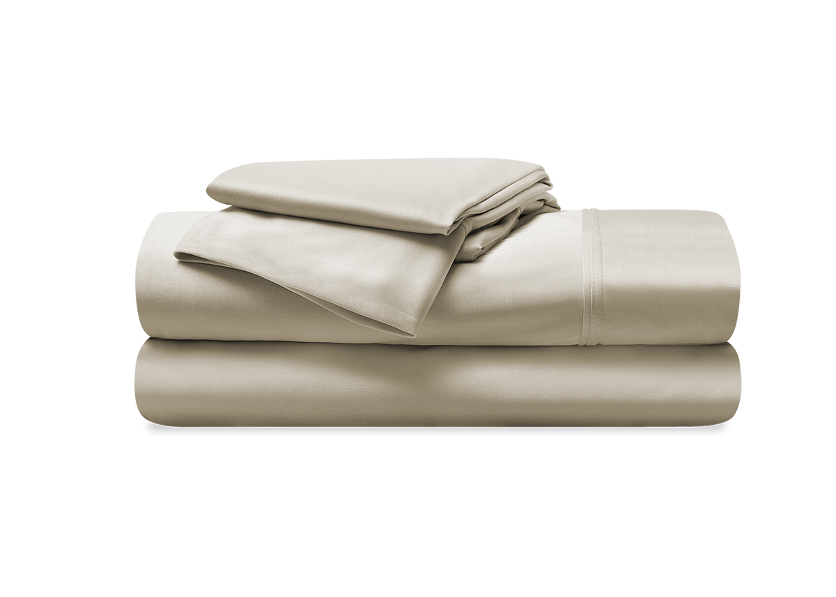 Dri-Tec Full Sheet Set with Moisture-Wicking Fabric - Beige