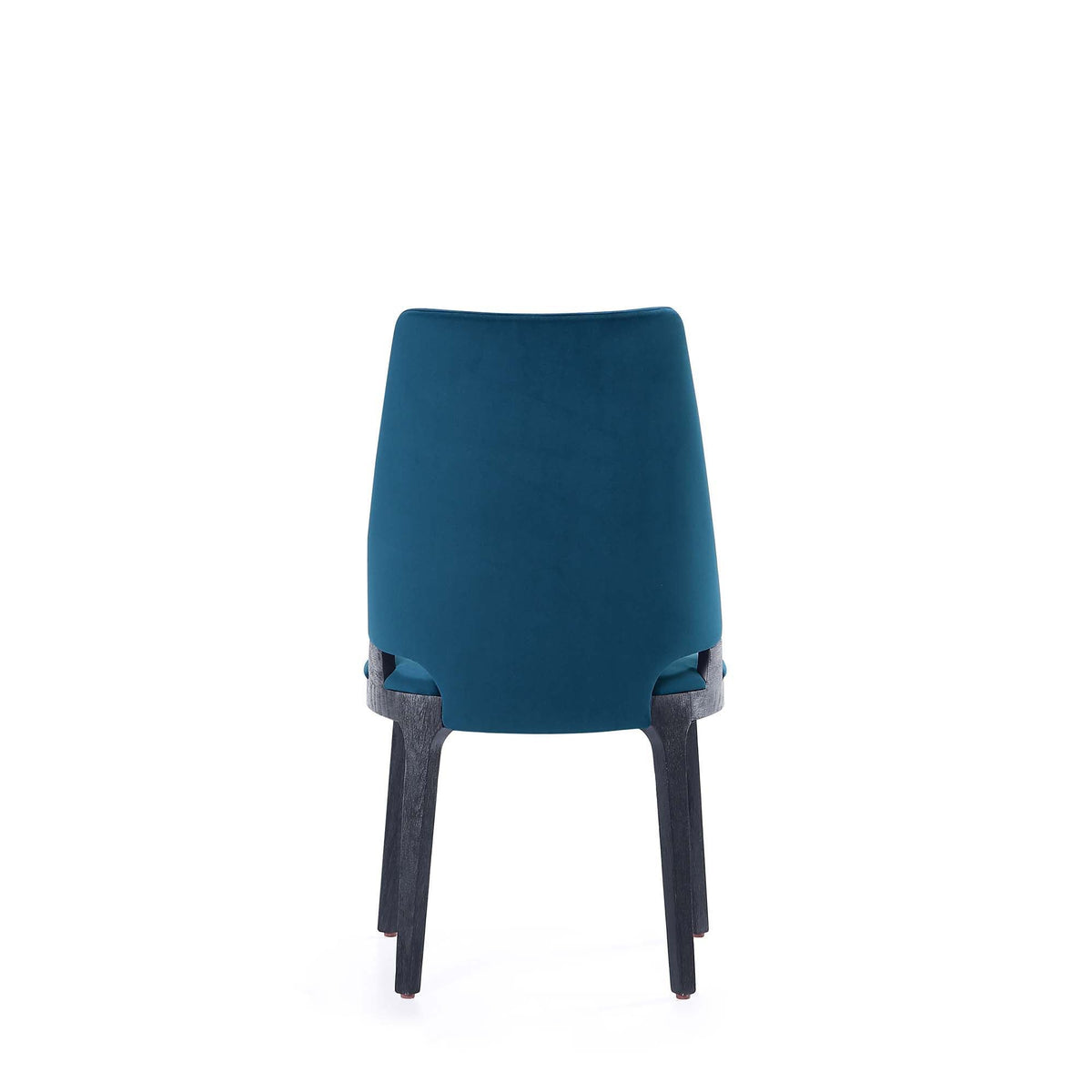 Kara Dining Chair Set of 2 with Solid Beech Wood Frame – Blue or Gray