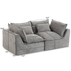 Cloud Couch Oversized Modular Sectional Sofa with Modular Design - Antique Grey