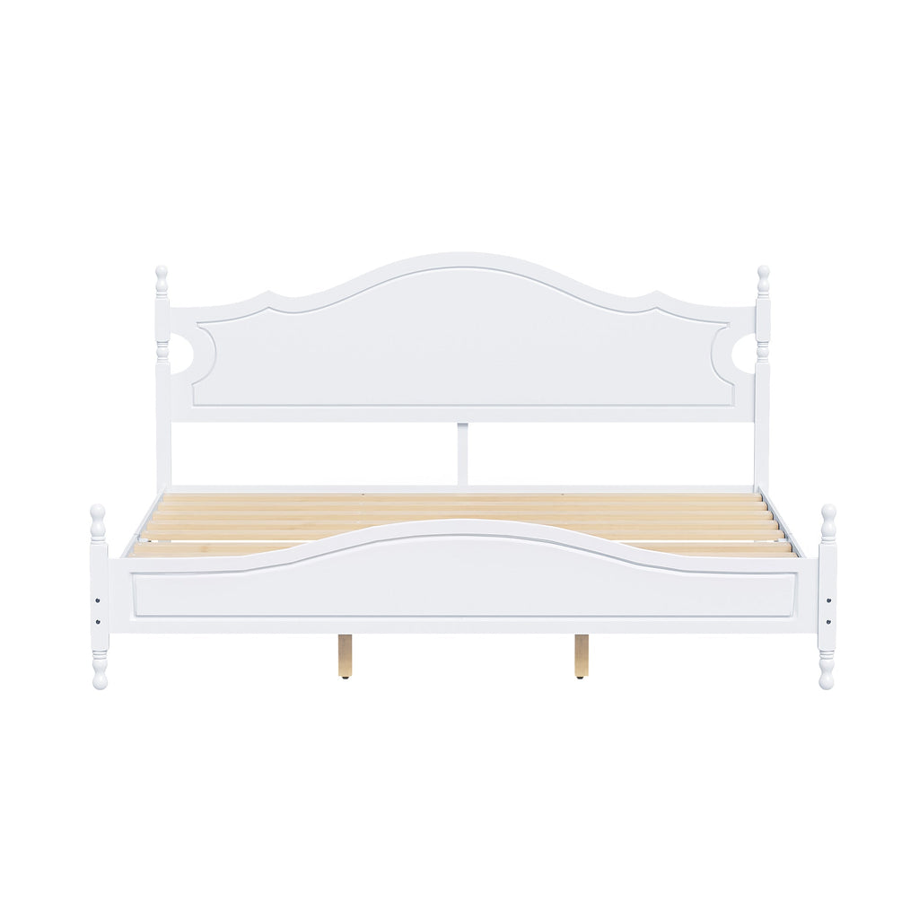 King Bed Frame with Headboard