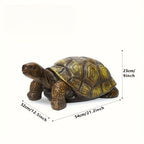 Large 3D Turtle Statue with Realistic Detailing - Resin