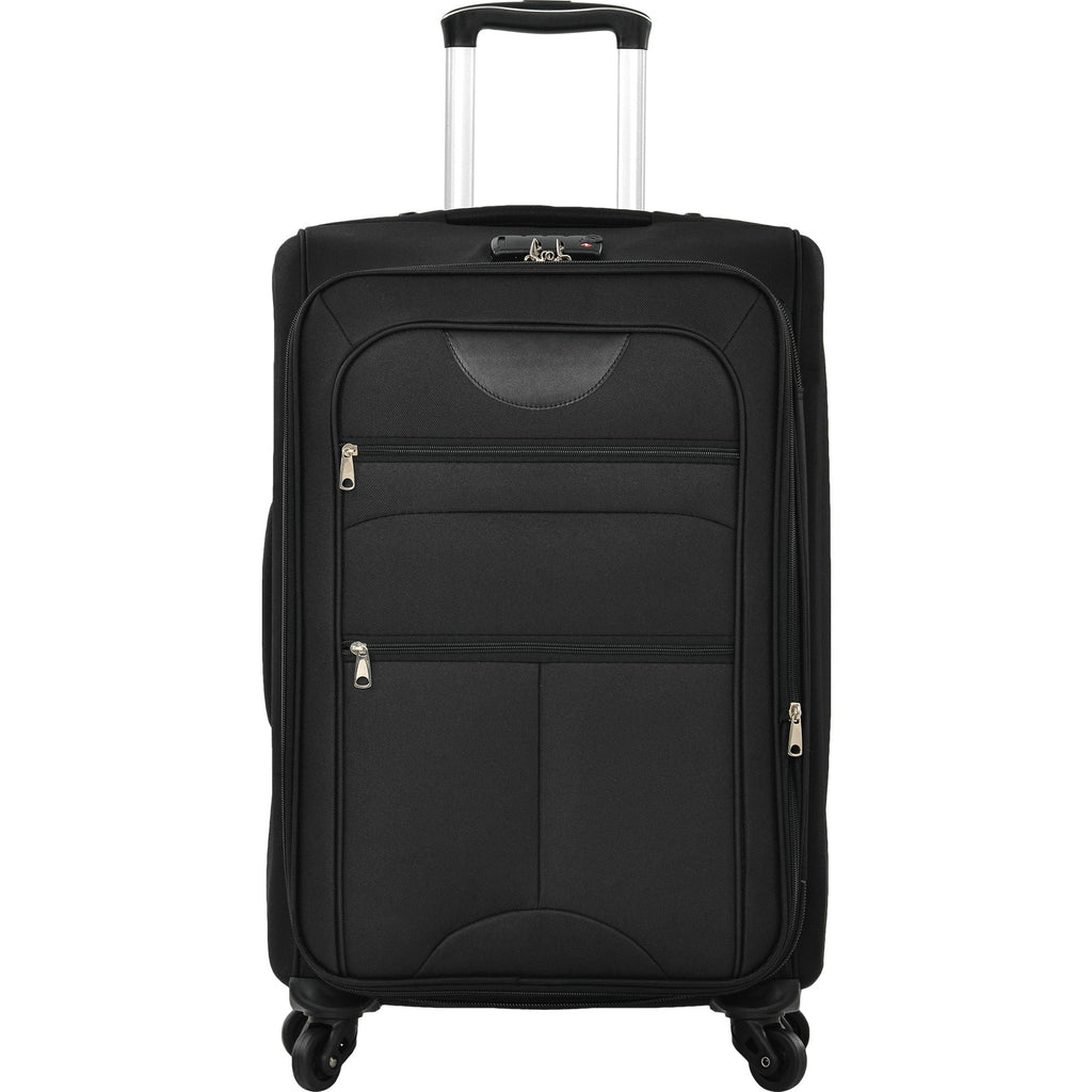 Expandable Softside Luggage 3 Piece Set with Spinner Wheels - Multiple Colors