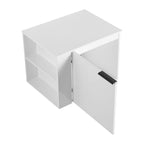 Modern Bathroom Vanity with Side Storage - Light Brown or White