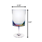 Unbreakable BPA-Free Acrylic Wine Glasses (Set of 4) - Clear