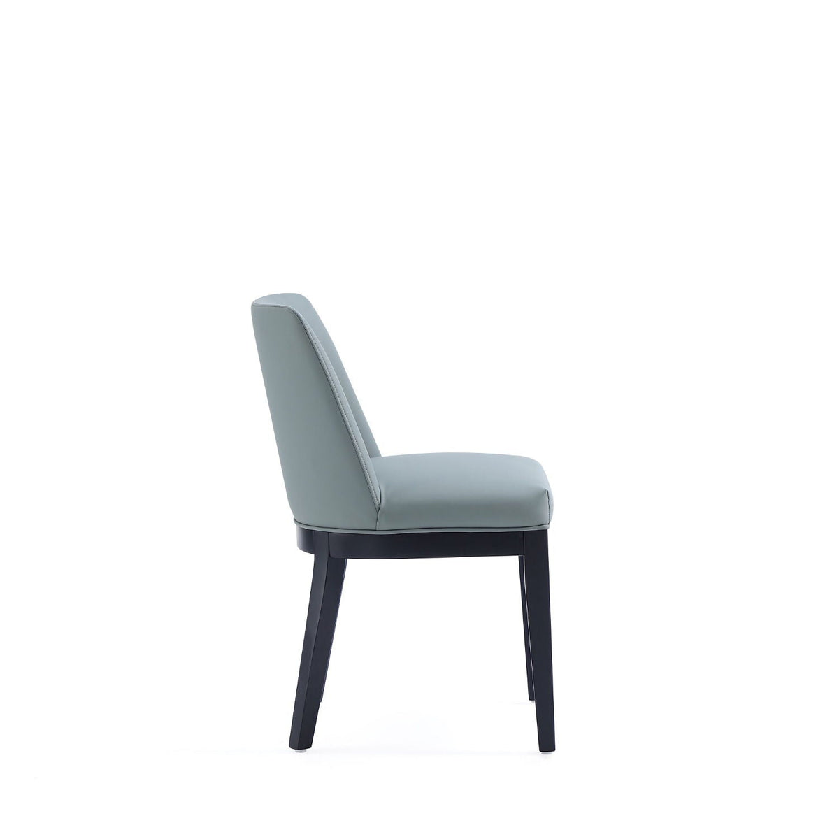 Upholstered Dining Chair Set with Solid Beech Frame - Dark Gray or Gray