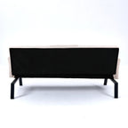 Foldable Sofa Bed with Cup Holder and Solid Wood Frame - Multiple Colors