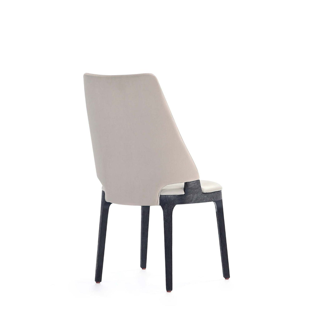 Kara Dining Chair Set of 2 with Solid Beech Wood Frame – Blue or Gray