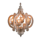 Farmhouse Chandelier with Adjustable Chain - Multiple Colors