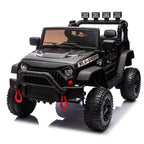 24V Kids Ride On Car with Remote Control and Bluetooth - Black