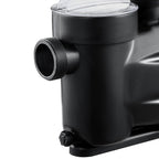 2 HP Above Ground Swimming Pool Pump with Corrosion-Resistant Shell - Black