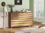 55-Inch Hand-Carved Buffet Sideboard Cabinet