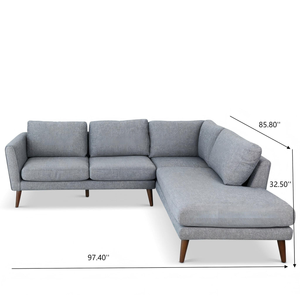 Benson Sectional Sofa With Chaise - Multiple Colors