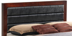 Transitional Modern Panel Bed with Wood Construction - Multiple Colors