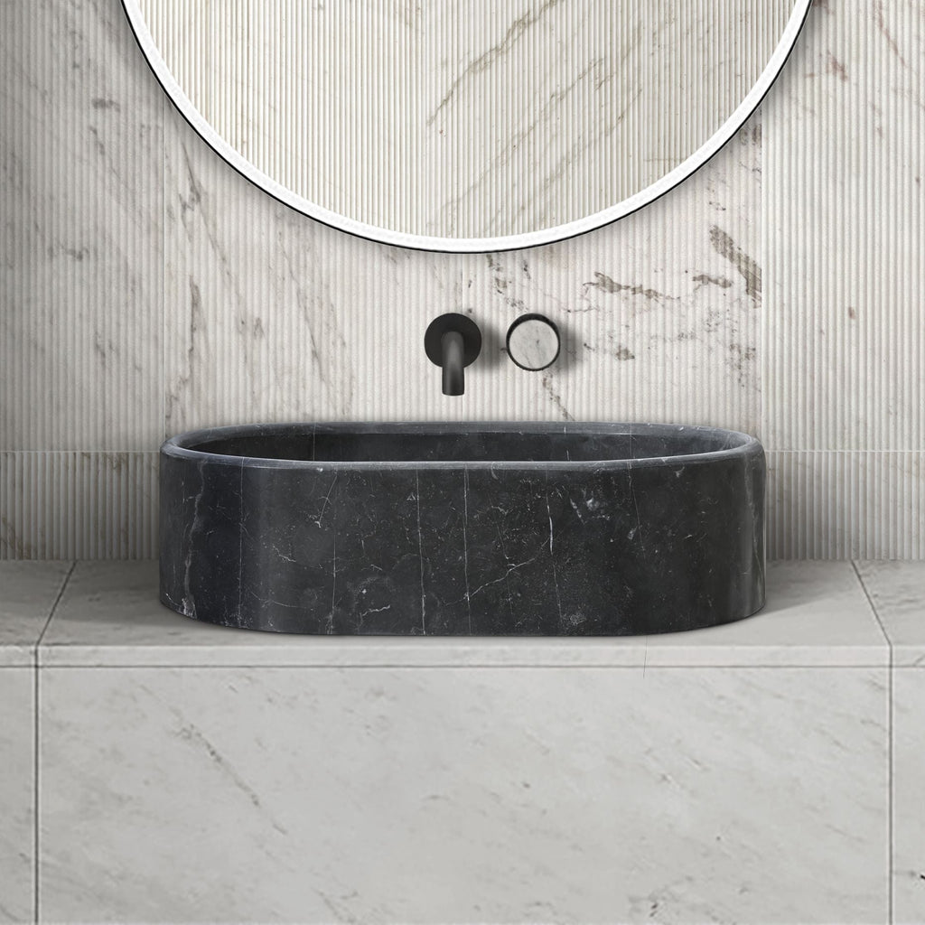 Semi Polished Bathroom Vessel Sink