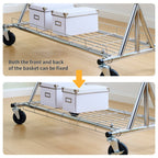 Heavy Duty Rolling Clothes Rack with 600 lbs Capacity - Iron
