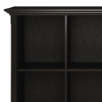 Amherst Cube Storage Bookcase with Large Cubbies - Dark Brown, Dark Gray, or White