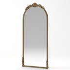 Arch Oval Vintage Relief Mirror Wall Hanging