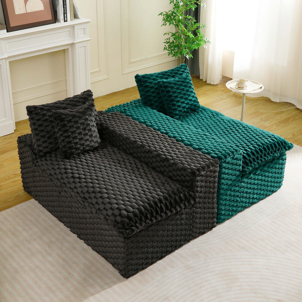 Multifunctional Stationary Sofa with Adjustable Layout - Choice of Color