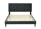 Channel Bed with USB Charging Port - Black