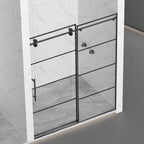Matte Shower Doors with Customizable Width - Matte Finish