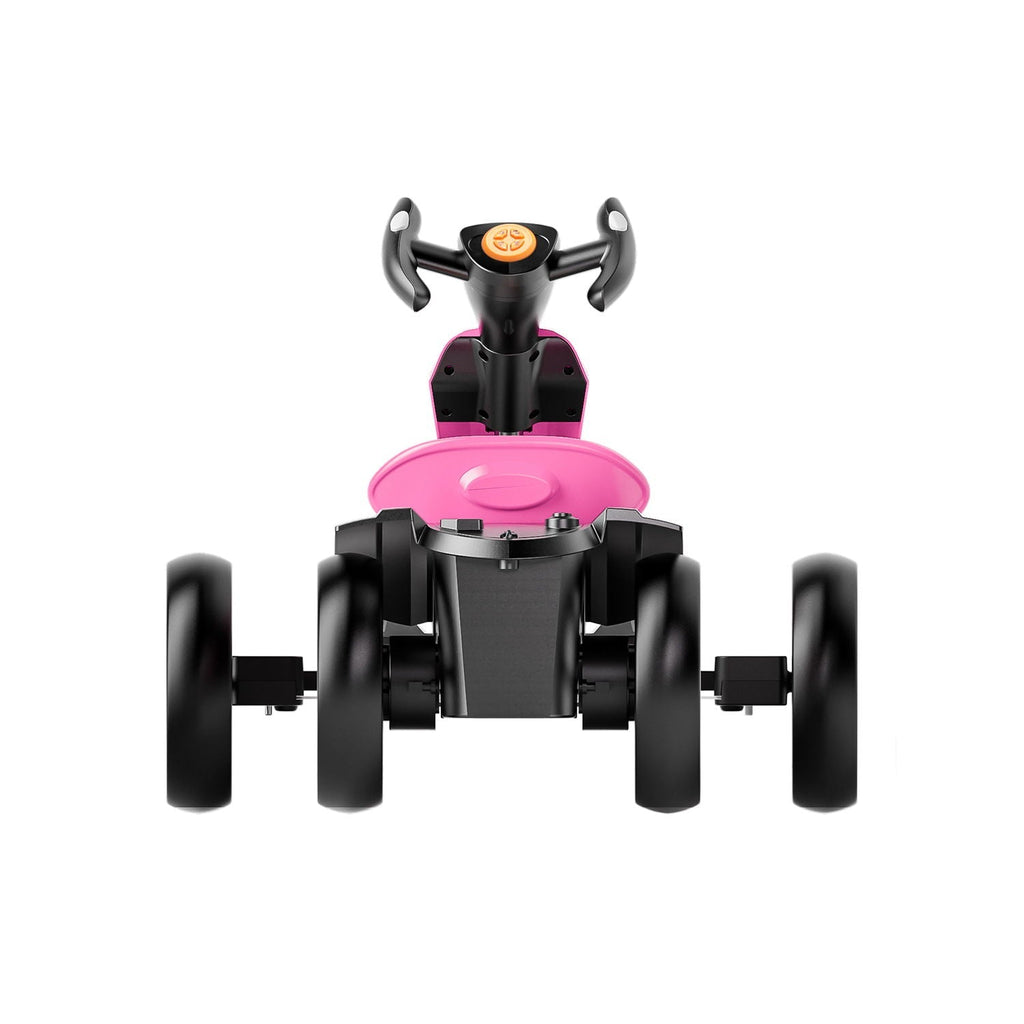 Electric Kids Pedal Go Kart with Adjustable Seat and Foldable Design - Multiple Colors