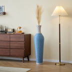 Classic And Neat Floor Vase with High Independent Stand - Multiple Colors